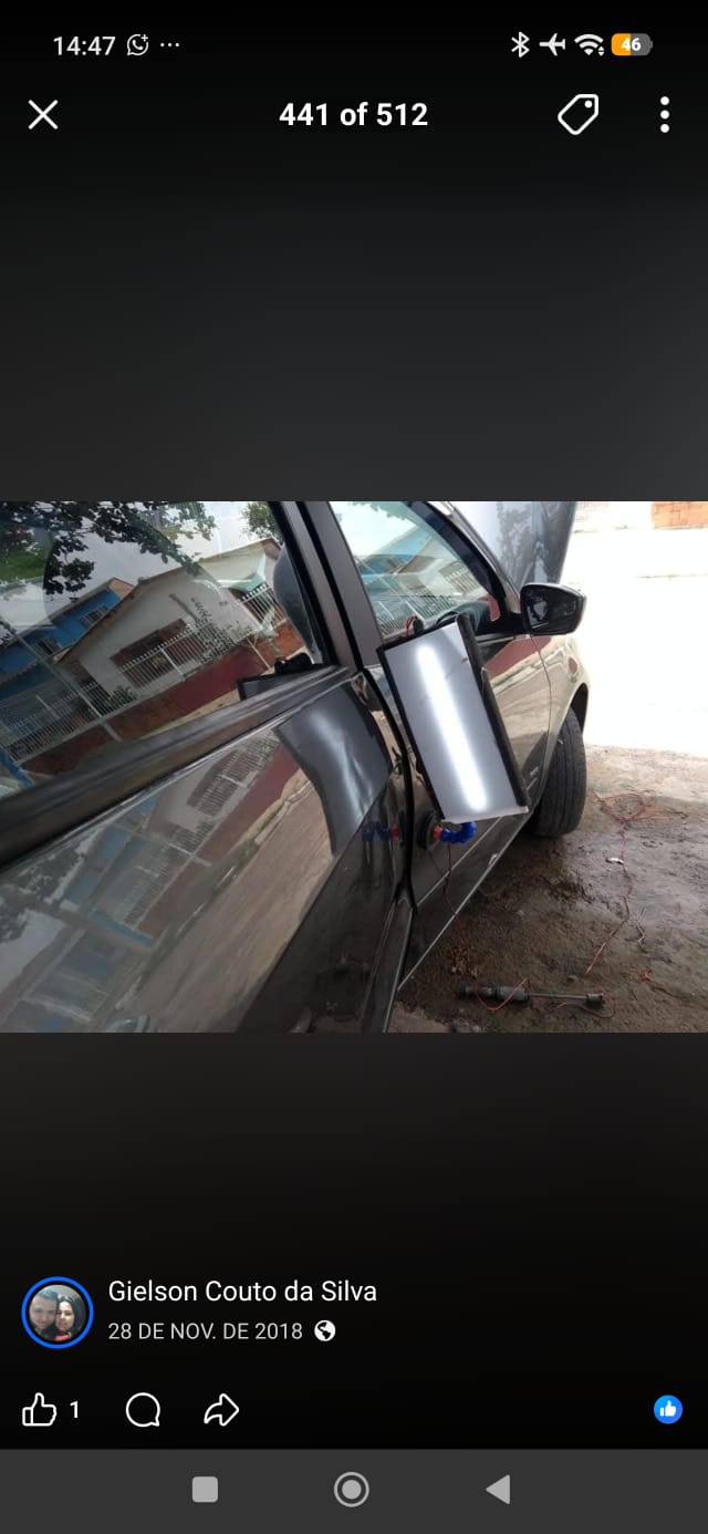 Antes — Reparo de porta